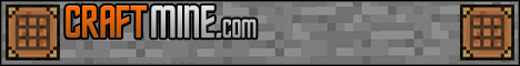 CraftMine banner CraftMine Minecraft server banner