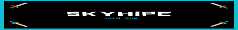 SkyHipe banner SkyHipe Minecraft server banner