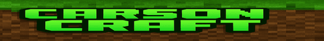 CarsonCraft banner CarsonCraft Minecraft server banner