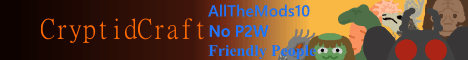 CryptidCraft banner CryptidCraft Minecraft server banner