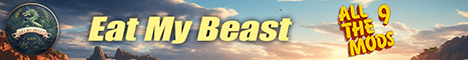 Eat My Beast - All The Mods 9 banner Eat My Beast - All The Mods 9 Minecraft server banner