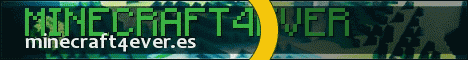 Minecraft4ever banner Minecraft4ever Minecraft server banner