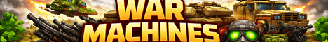 War Machines banner War Machines Minecraft server banner