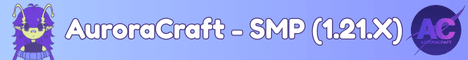 AuroraCraft banner AuroraCraft Minecraft server banner
