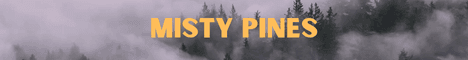 Misty Pines SMP banner Misty Pines SMP Minecraft server banner