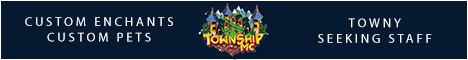 TownyshipMC banner TownyshipMC Minecraft server banner