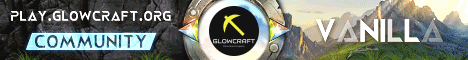 GlowCraft banner GlowCraft Minecraft server banner