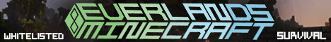 Everlands banner Everlands Minecraft server banner