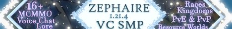 Zephaire banner Zephaire Minecraft server banner