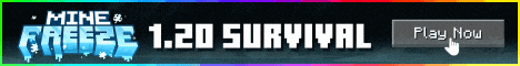 MineFreeze banner MineFreeze Minecraft server banner