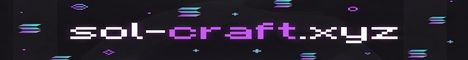 solana craft banner solana craft Minecraft server banner