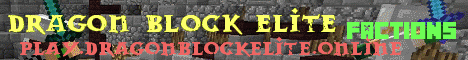 Dragon Block Elite banner Dragon Block Elite Minecraft server banner
