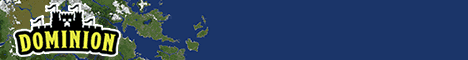DOMINION banner DOMINION Minecraft server banner