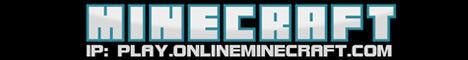 OnlineMinecraft banner OnlineMinecraft Minecraft server banner