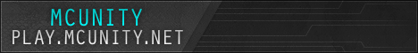 MCUnity banner MCUnity Minecraft server banner