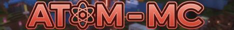 ATOM-MC banner ATOM-MC Minecraft server banner