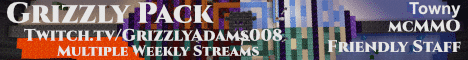 Grizzly Pack banner Grizzly Pack Minecraft server banner