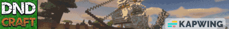 DNDCraft banner DNDCraft Minecraft server banner