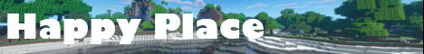 Happy Place banner Happy Place Minecraft server banner