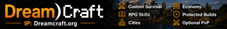 DreamCraft banner DreamCraft Minecraft server banner
