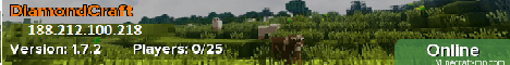 DiamondCraft banner DiamondCraft Minecraft server banner