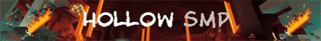Hollow SMP banner Hollow SMP Minecraft server banner
