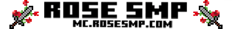 RoseSMP banner RoseSMP Minecraft server banner