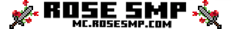 RoseSMP banner RoseSMP Minecraft server banner