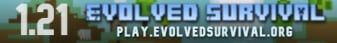 Evolved Survival banner Evolved Survival Minecraft server banner