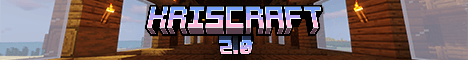 KrisCraft 2.0 banner KrisCraft 2.0 Minecraft server banner