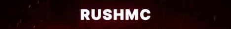 RushMc banner RushMc Minecraft server banner