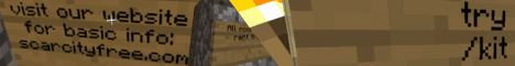 Scarcity Free banner Scarcity Free Minecraft server banner