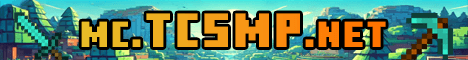 TC SMP banner TC SMP Minecraft server banner