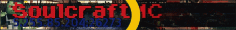SoulcraftMC banner SoulcraftMC Minecraft server banner