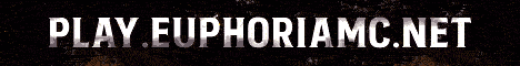EuphoriaMC banner EuphoriaMC Minecraft server banner
