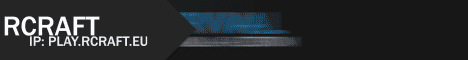 rCraft.eu | Survival/Creative | EU banner rCraft.eu | Survival/Creative | EU Minecraft server banner
