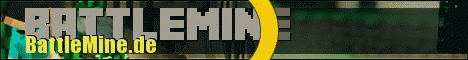 BattleMine.de Netzwerk banner BattleMine.de Netzwerk Minecraft server banner
