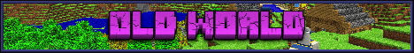 Old World banner Old World Minecraft server banner