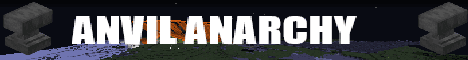 Anvil Anarchy banner Anvil Anarchy Minecraft server banner