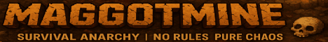 MaggotMine banner MaggotMine Minecraft server banner