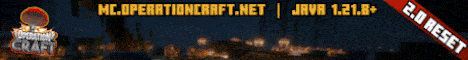 Operation Craft banner Operation Craft Minecraft server banner