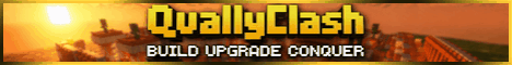 QuallyClash banner QuallyClash Minecraft server banner