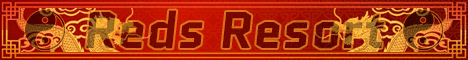 Reds Resort banner Reds Resort Minecraft server banner