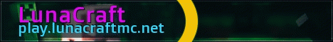 LunaCraft banner LunaCraft Minecraft server banner