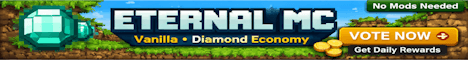 Eternal MC banner Eternal MC Minecraft server banner