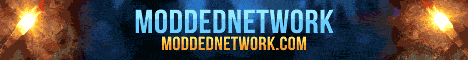 Modded Network banner Modded Network Minecraft server banner