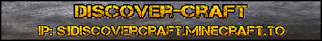 DiscoverCraft banner DiscoverCraft Minecraft server banner