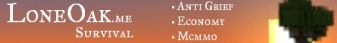 Lone Oak Survival banner Lone Oak Survival Minecraft server banner