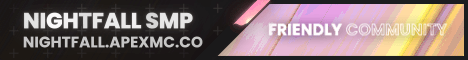 NightFall SMP banner NightFall SMP Minecraft server banner