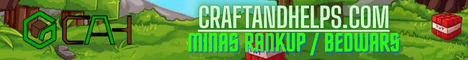 Craft And Helps banner Craft And Helps Minecraft server banner